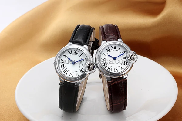 Promotional simple lady watch leather watch fashion wrist watch women