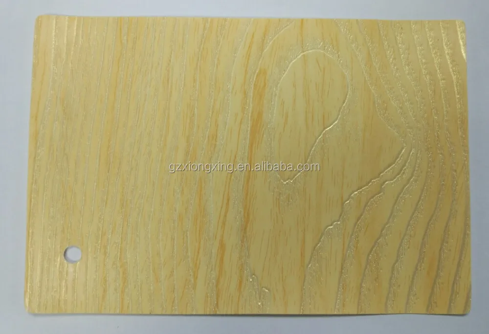 Wiping Wood Grain PVC Film For furniture[XiongXing]