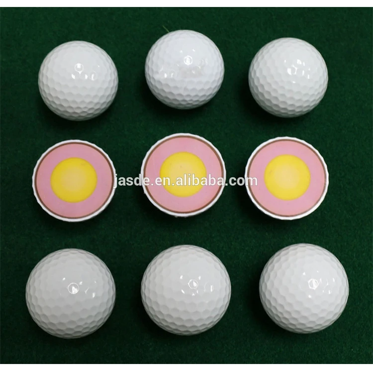 Custom branded logo personalized premium bulk plastic sale biodegradable color range golf ball set
