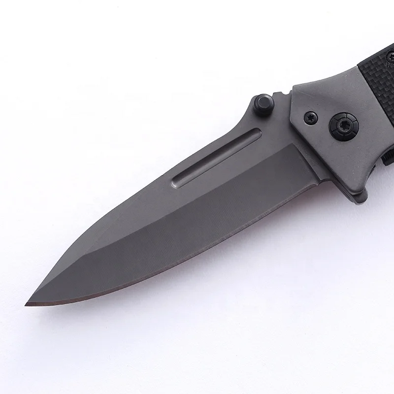New Arrival Hand Tools black titanium coated Pocket Knife Outdoor Knife