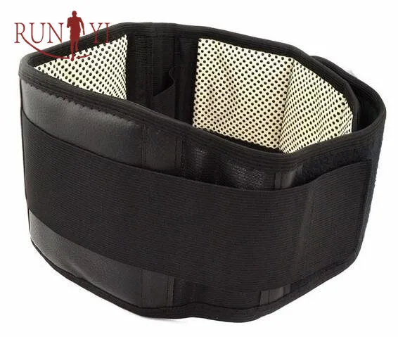 Amazon Hot Selling Adjustable Tourmaline belt Self-heating Magnetic Therapy Waist Support Belt