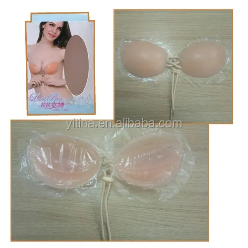 
Stereoscopic Lala Goddess Women Undearwear Invisible Silicone Push up Bra 