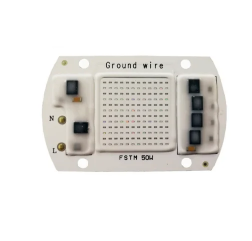 LED Lamp COB Chip 20W 30W 50W 220V Input Smart IC Fit For DIY LED Floodlight Spotlight IP67 LED Chip Integrated Driver Color