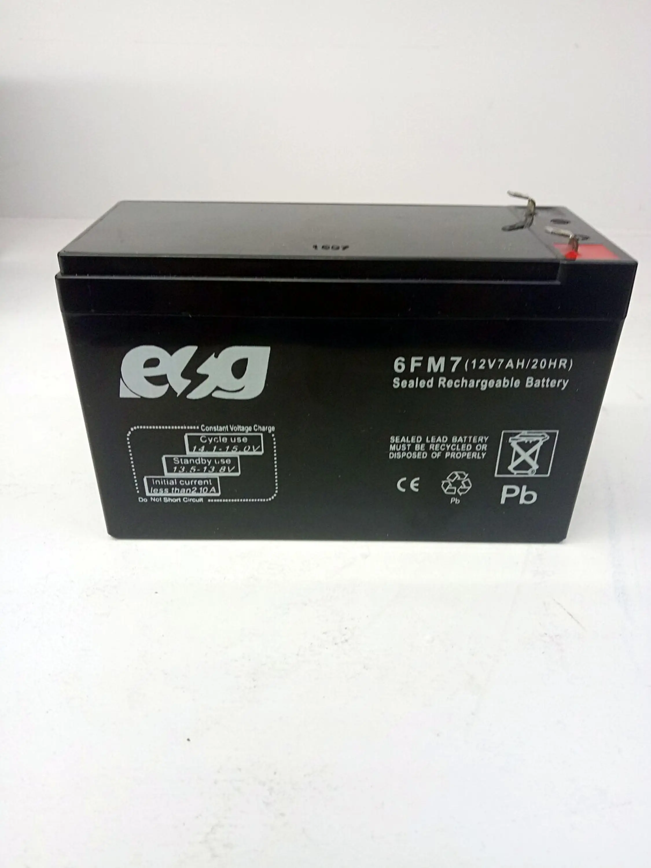 ESG продажа высокое качество глубокий цикл хранения 12V 7AH герметичное электрическое оборудование свинцово-кислотная батарея