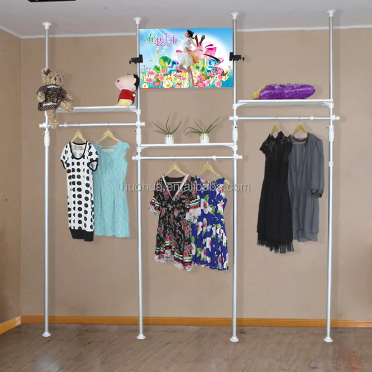 huohua wholesale clothes rack electric ceiling