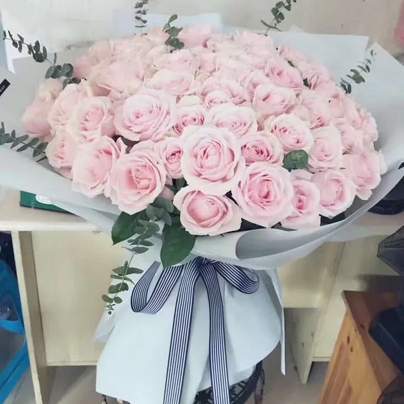 
60CM*20M Decoration Fresh Cut Flowers Packing solid-colored Wrapping Paper Roll 