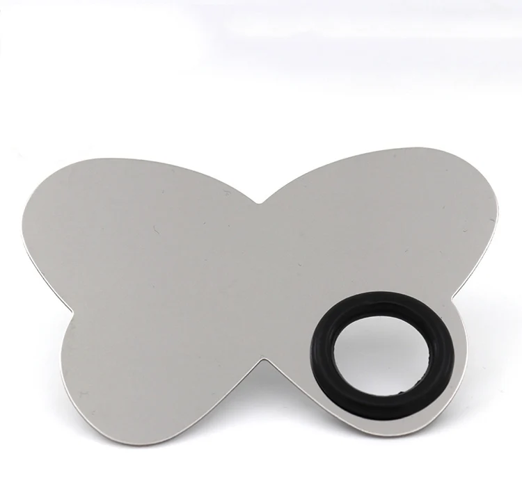 Hottest Selling Stainless Steel  Color Cosmetics  Makeup  Spatula  Palette With Butterfly Shape