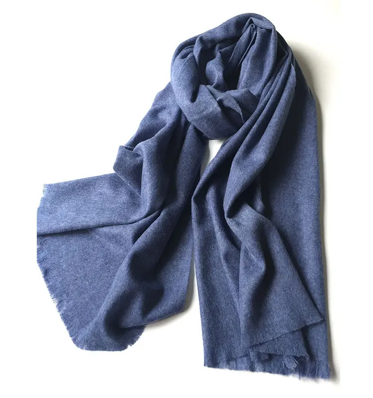 100% Cashmere Solid Color Shawls Kashmir Pashmina Scarf