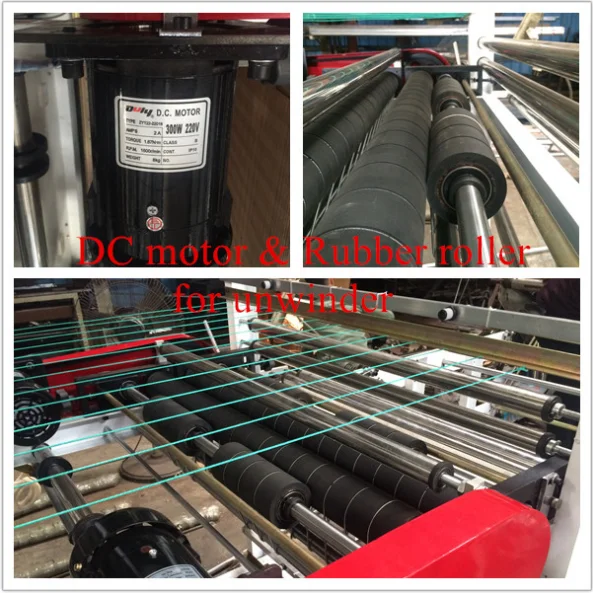 Fully-Automatic 4 Lines Cold Cutting Plastic Bag Making Machine