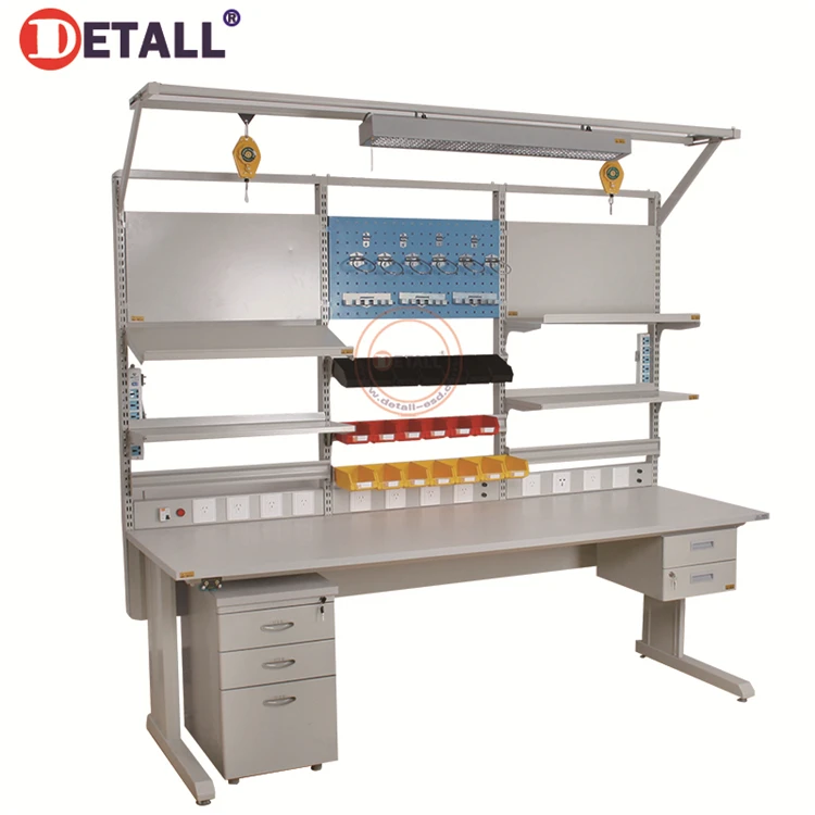 Detall Technician electronics workbench for researching