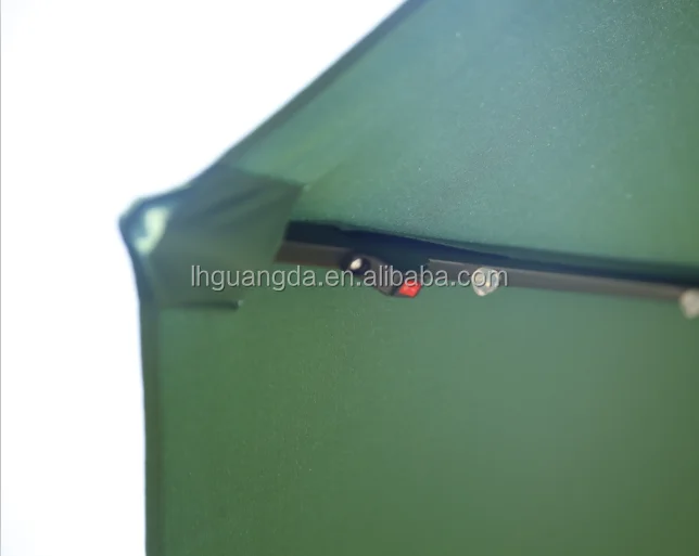 Outdoor beach backyard hanging garden umbrella with LED lights