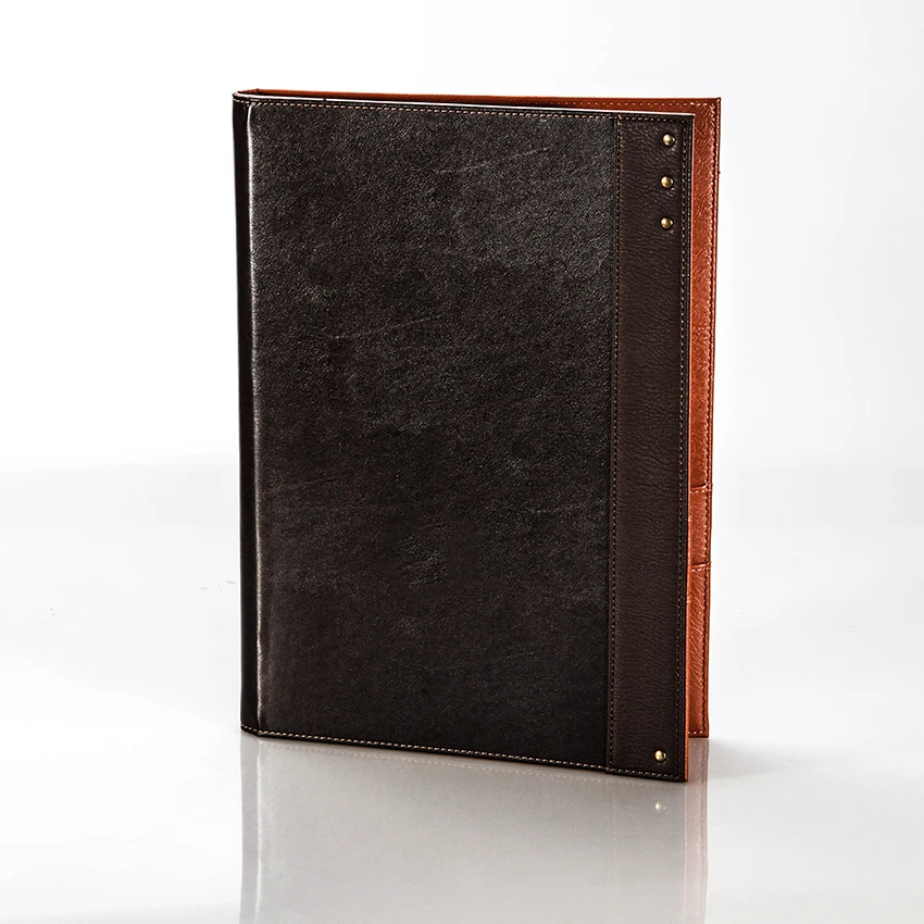 Customizable PU Leather Menu Cover for Restaurant