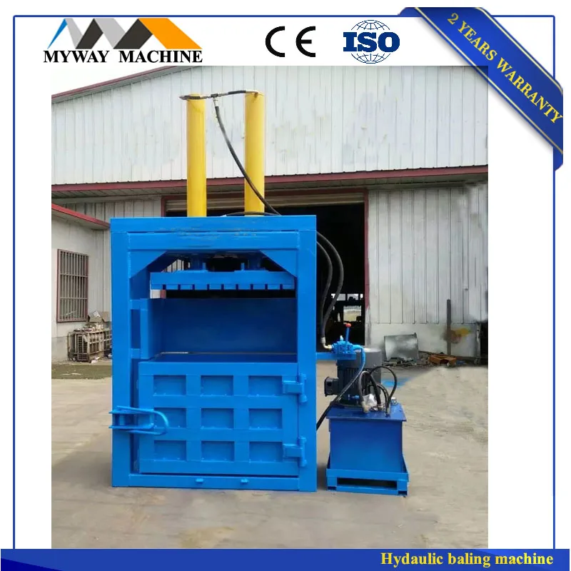 China Hydraulic Baler Machine Waste Cotton Baling Press Machine