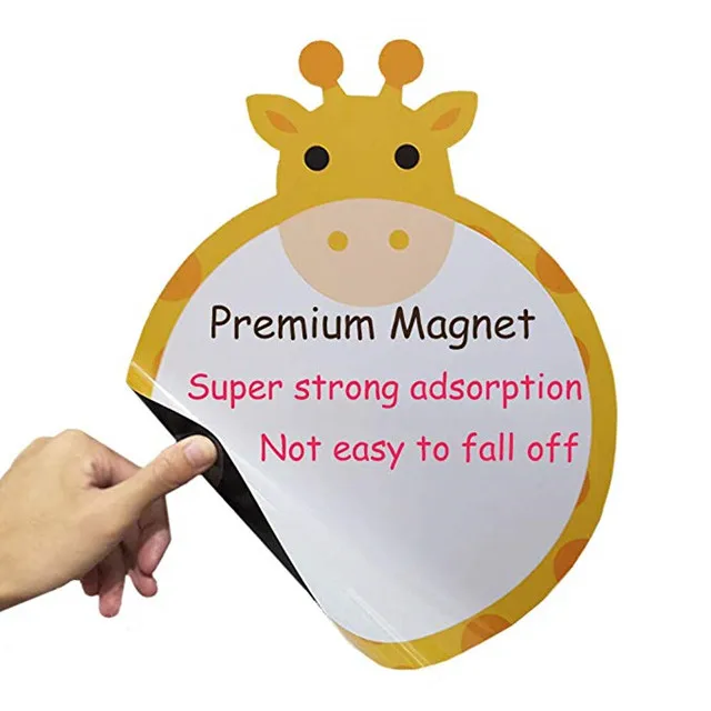 Custom Lovely Animal Writable Fridge Magnet Magnetic Dry Erase Whiteboard Stick on Fridge