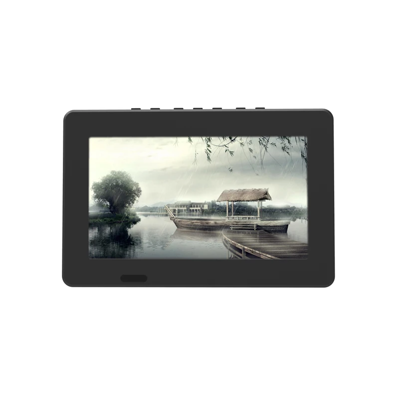 China 7 Inch Lcd Tv Digital Portable Atsc Dvbt Dvb-T2 Isdb-T Tv For Car/Outdoor/Camping/Home