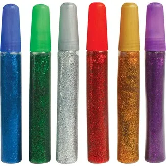 Colors glitter glues pigment set for kids drawing