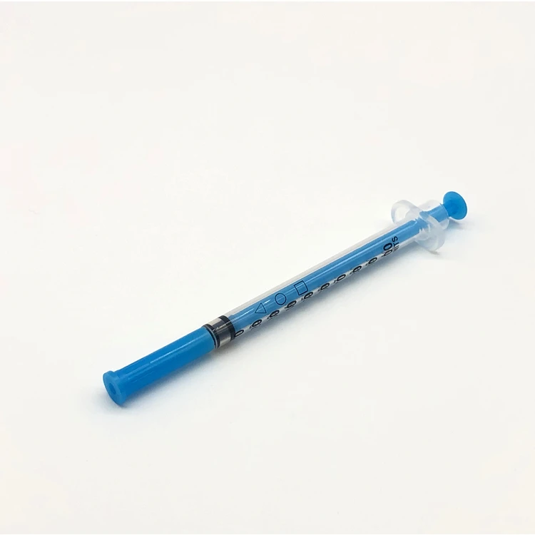 
1ml Color Safety Insulin Syringe With Fixed Needle& Cap 
