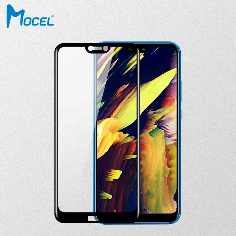 
 5D экрана из закаленного стекла, слюд de стекла para чехол для Huawei P20 Lite  