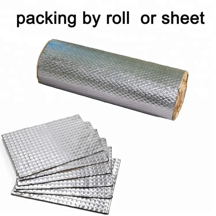 
butyl rubber damping material sound insulation felt mat 