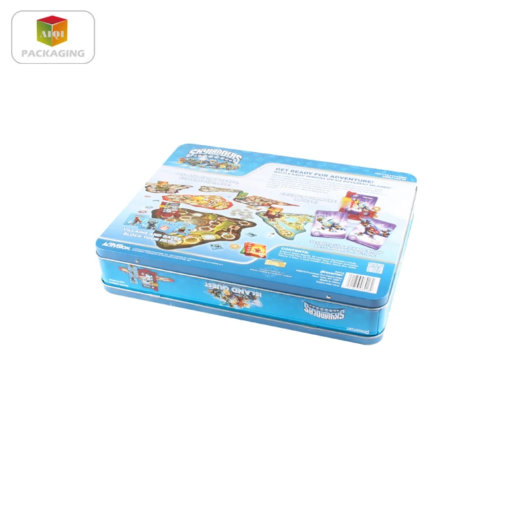
Metal Material and Tin Metal Type big lunch tin metal box with handle 