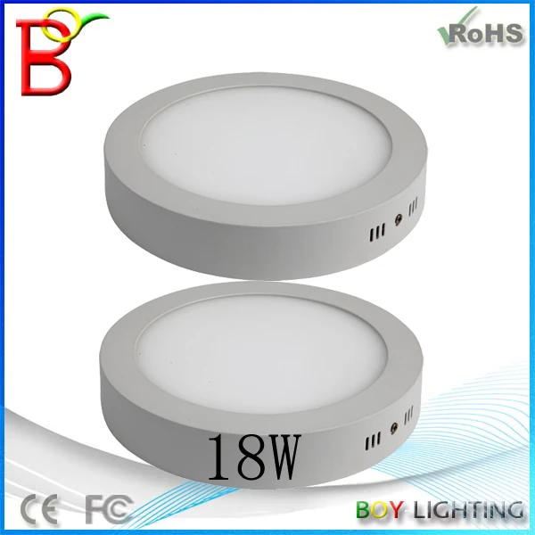Round or square led lux down light panel mounted led lamp