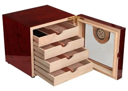 Wood High End Custom Made Black Jewelry Boxes For Organizer Box Direct Sales