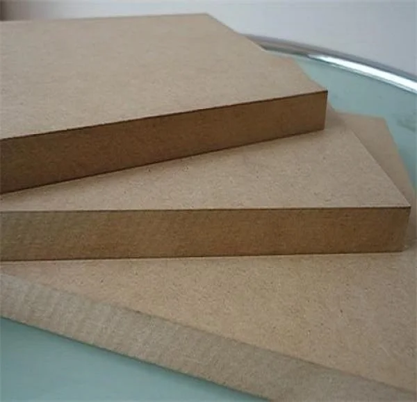Chinese factory wood fiberboard board high density pearl white texture MDF board for sale