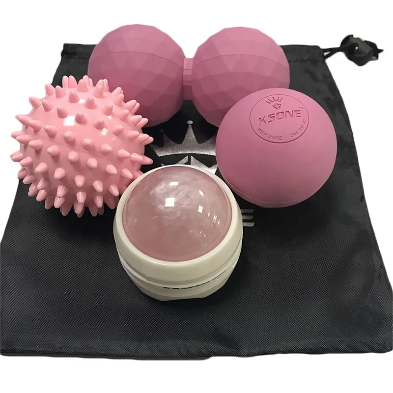 Customized design high quality Pro Physical Muscle Therapy Roller Stress Therapy  Release Spiky Massage Ball