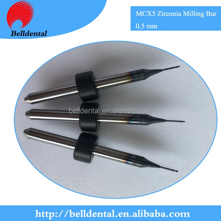 Система CAD CAM с покрытием DLC стоматологические циркониевые фрезерные боры для Sirona MCX5
