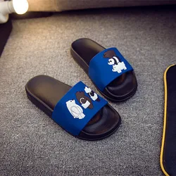 Cartoon parent-child anti-skid thickening bathroom slippers