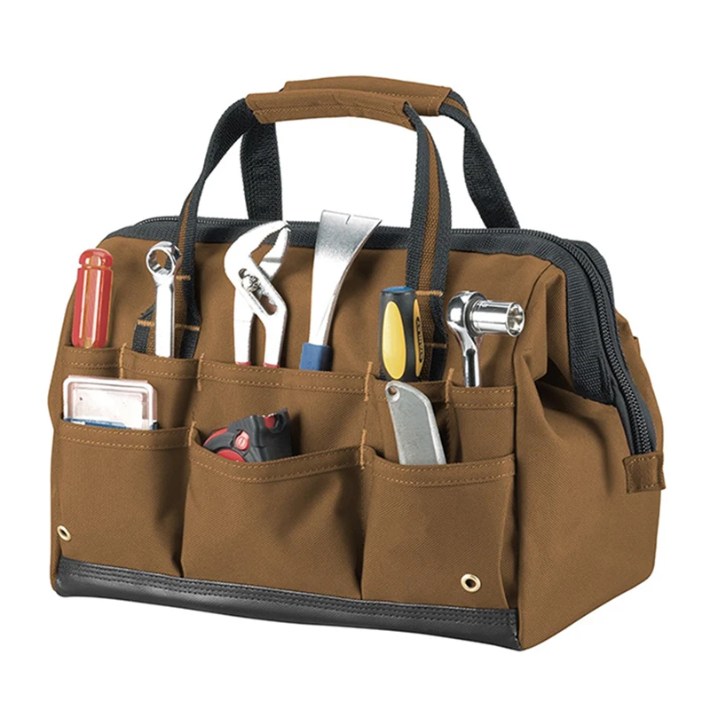 Wholesale custom portable canvas kit heavy duty tote electrician husky tool bag