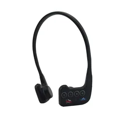 Waterproof Marine FM Radio Transceiver Bone Conduction Headset Aquatic Sport Training Sailing Boat Swimming Headphone