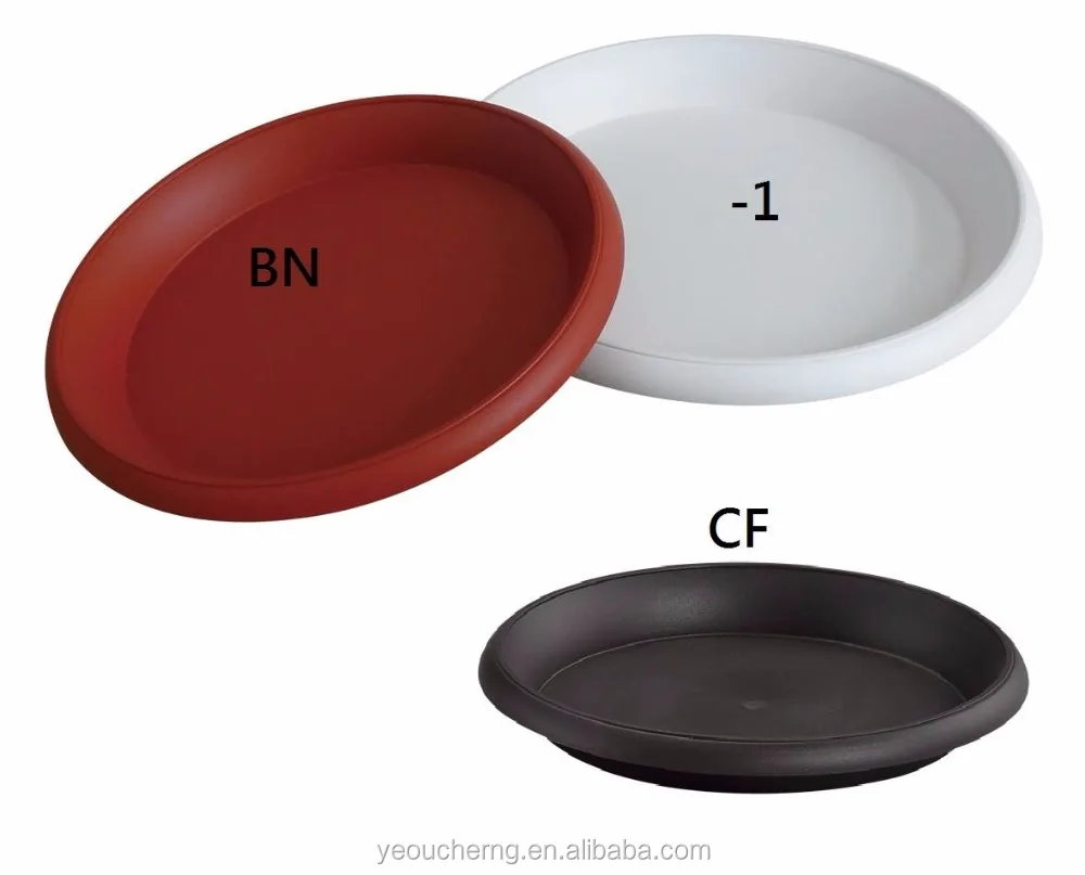 
8010-CF Aiermei Plastic Saucer for Gardening and Home Decoration 