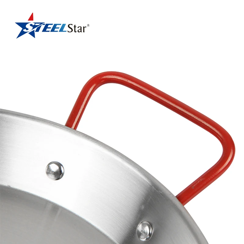 
China Manufacture Stainless Steel paella pan Stainless steel paella seafood pan 
