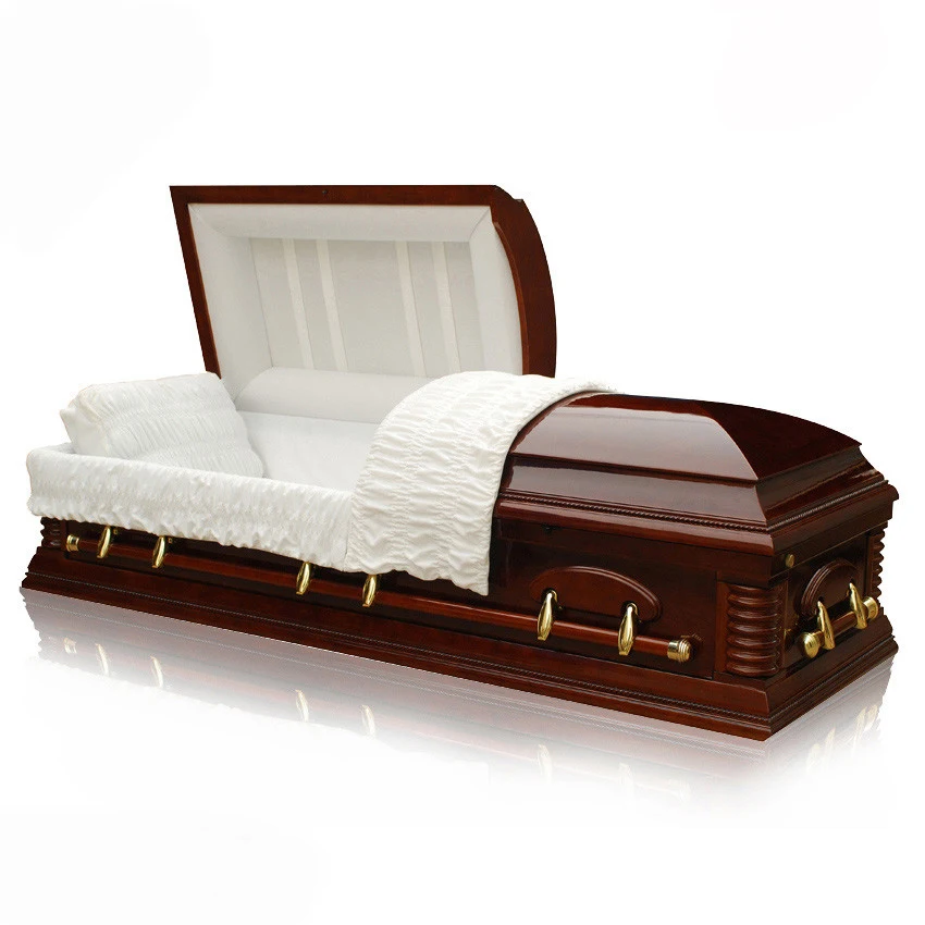 JS-A486 Прямая продажа с фабрики Цена американский стиль деревянные шкатулки и гробов