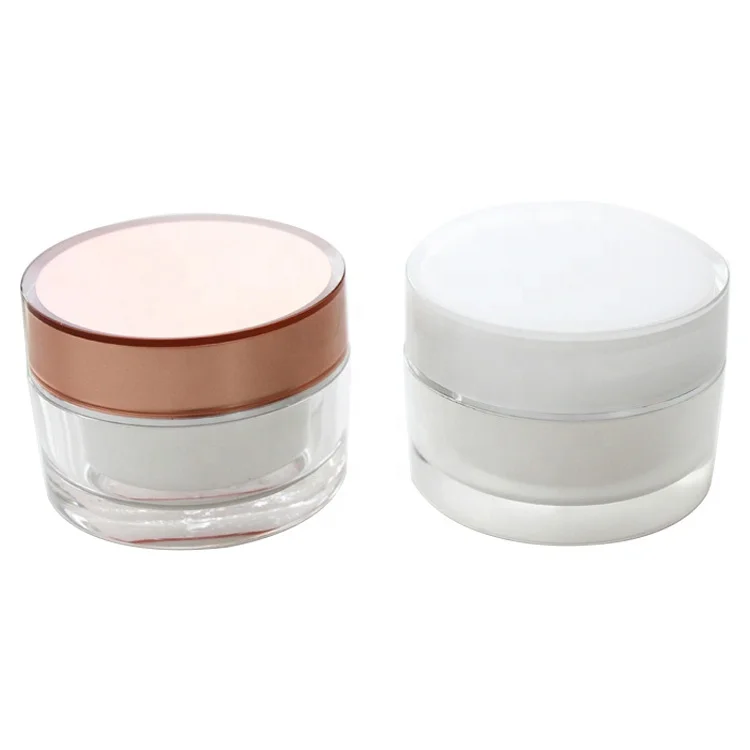 China cosmetic container manufacturer, empty plastic cream jar for cosmetic