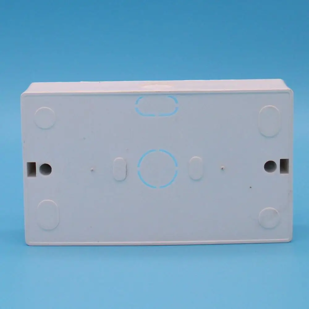 wall electrical switch back junction PVC boxes