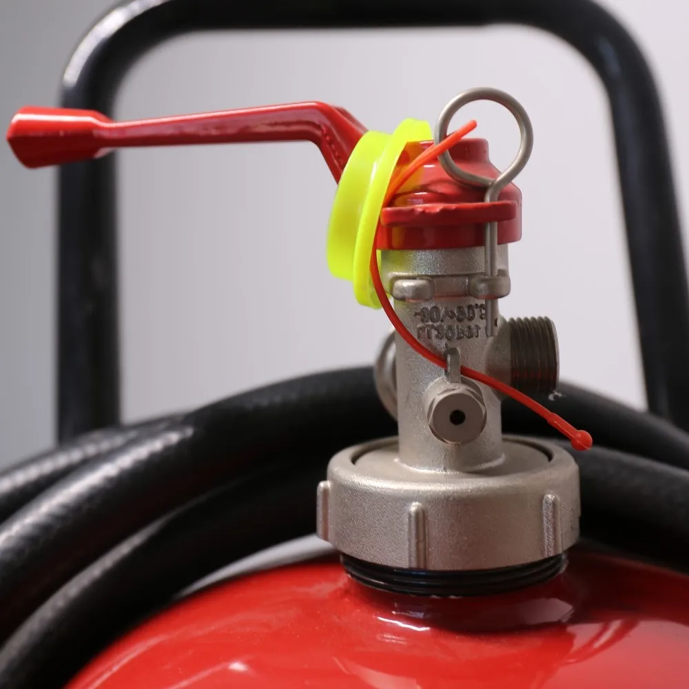 Howdy new resign reliable 30% parts for 50kg abc wheeled dry powder fire extinguisher