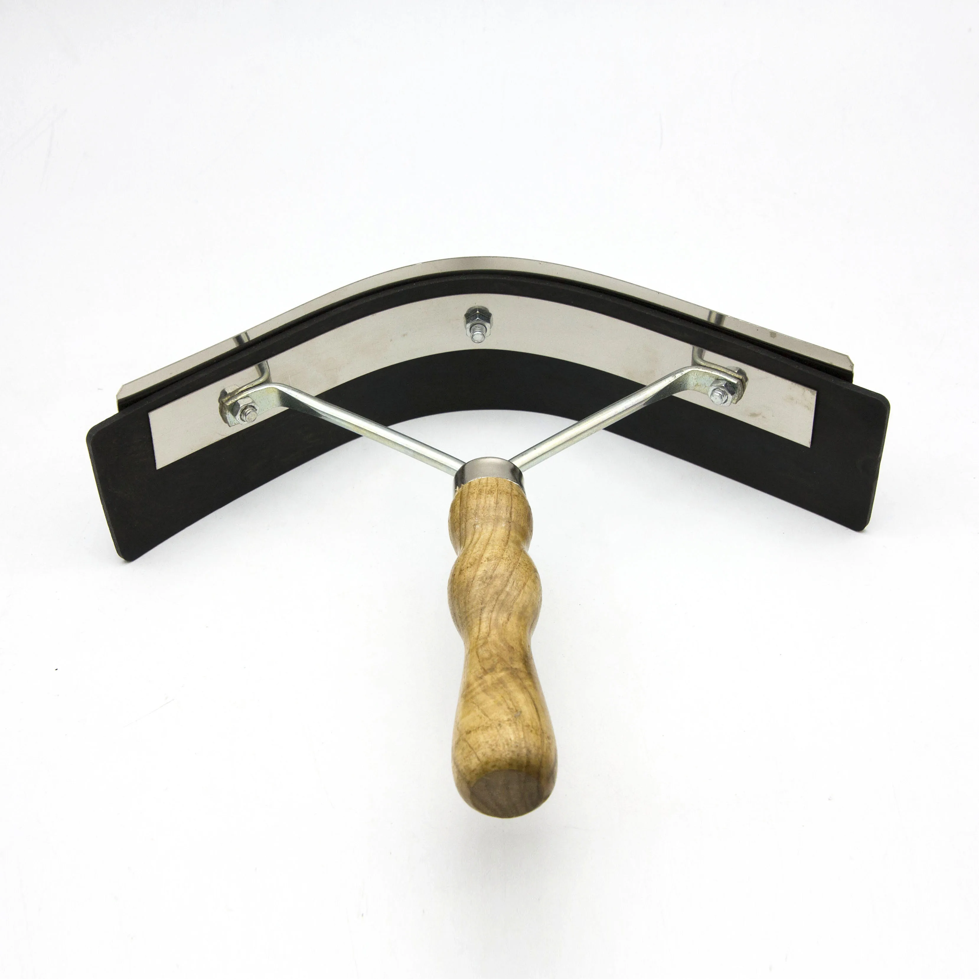 Metal Horse Sweat Scraper with Wooden Handle