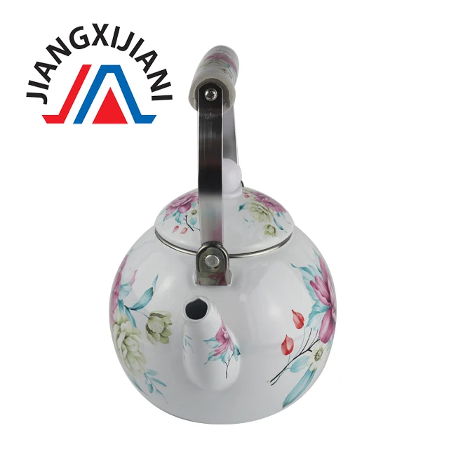 
3.0L Enamel Kettle with Ceramic Handle 