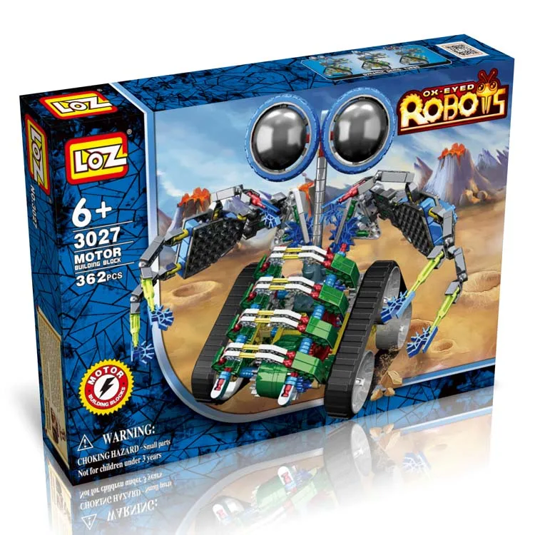 Promotional robot OX EYED loz building bricks toys for toddlers
