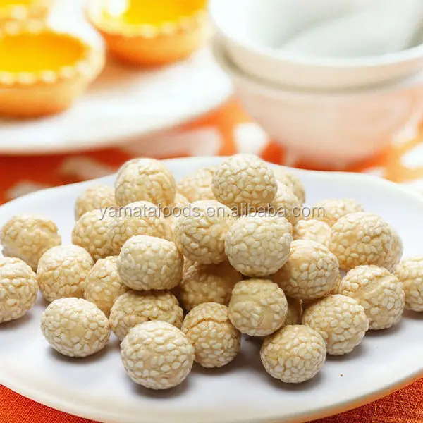 Crispy Ready to Eat Peanut Snacks White Sesame Coated Peanuts