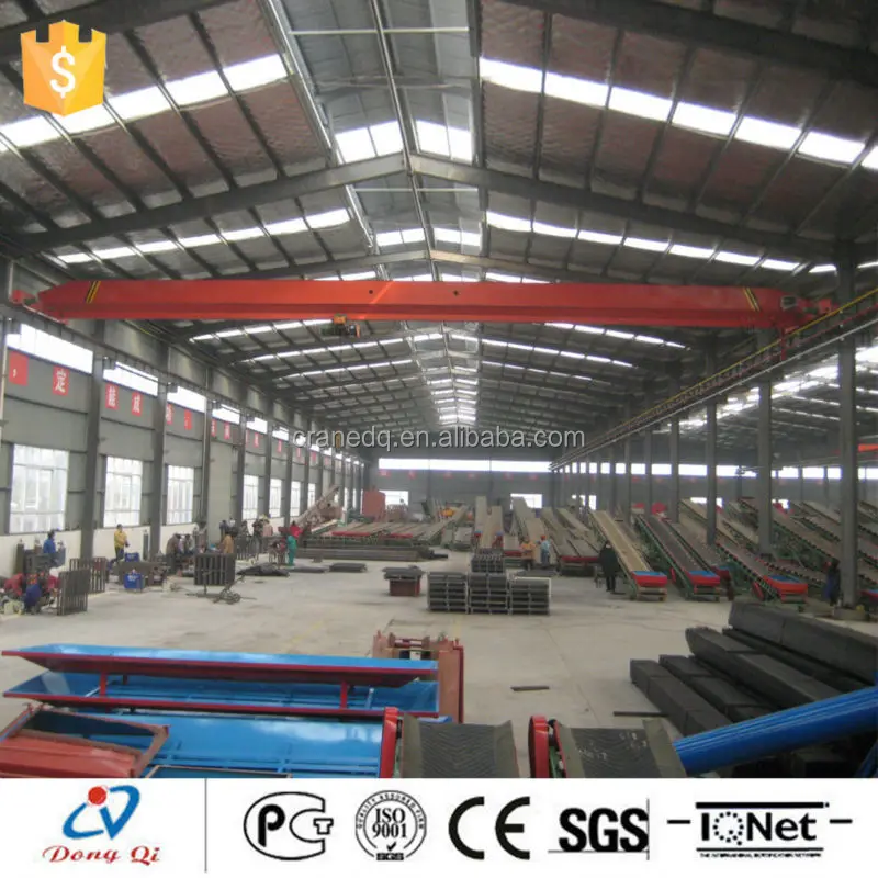 warehouse used cheap price 5 ton single girder overhead crane for sale