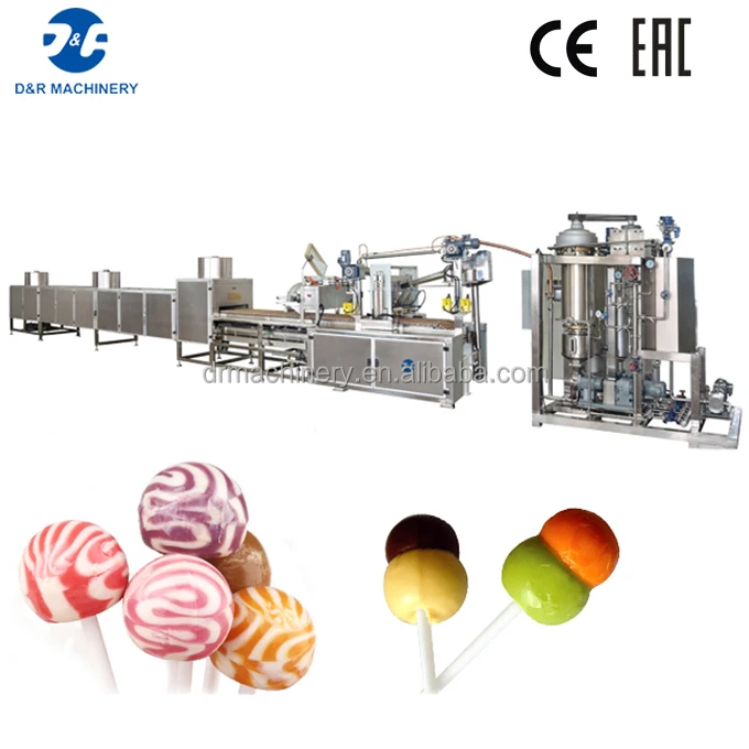 Lollipop candy making machine with various types of lollipop, cost-effective lollipop machine for sale