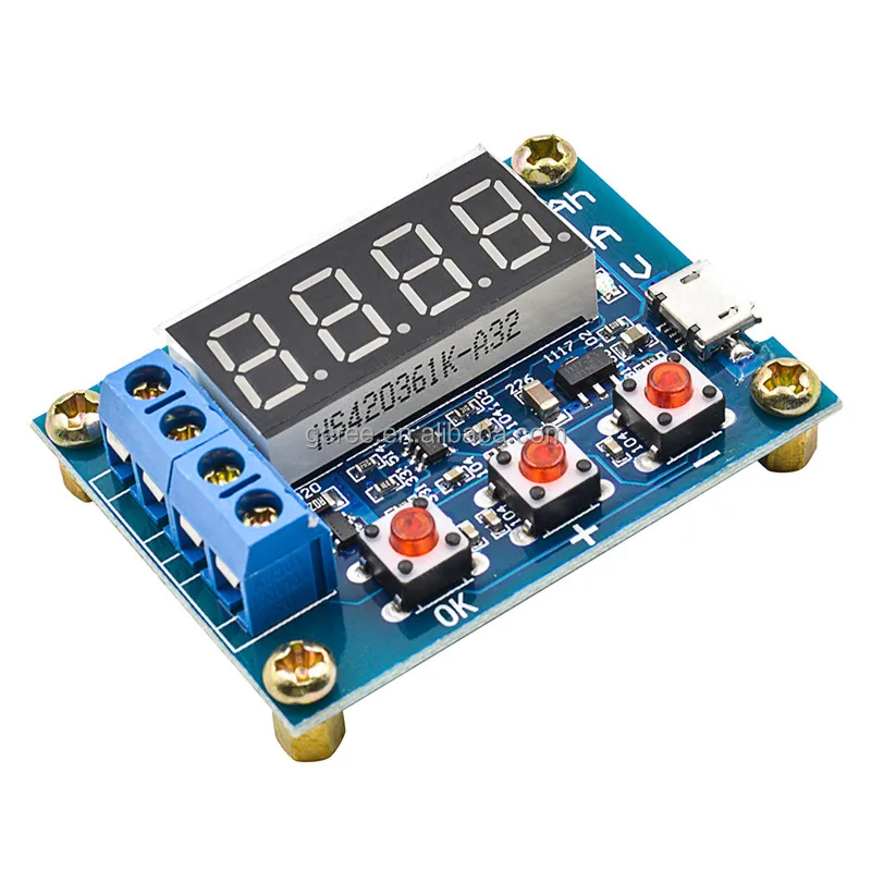ZB2L3 18650 li-ion lithium lead-acid Battery Capacity Meter discharge Tester 1.5v~12v