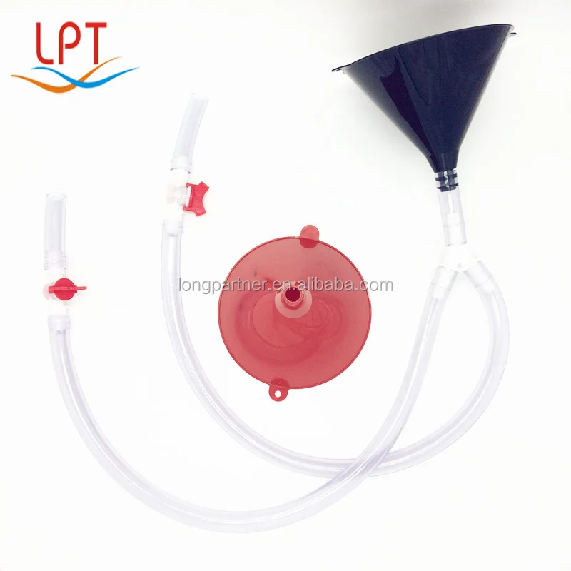 Bend free !! Custom color double extreme beer bongs