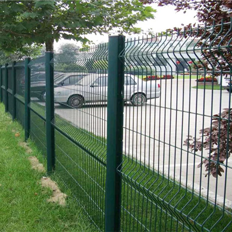 Factory Triangular bending Welded Wire Mesh Fence High Security welded 3D Wire Fence