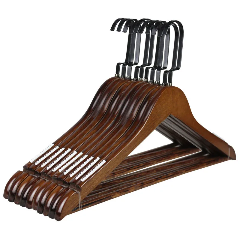44.5cm High quality recommendation bridal dress wooden clothes hanger stand for wedding dress shop