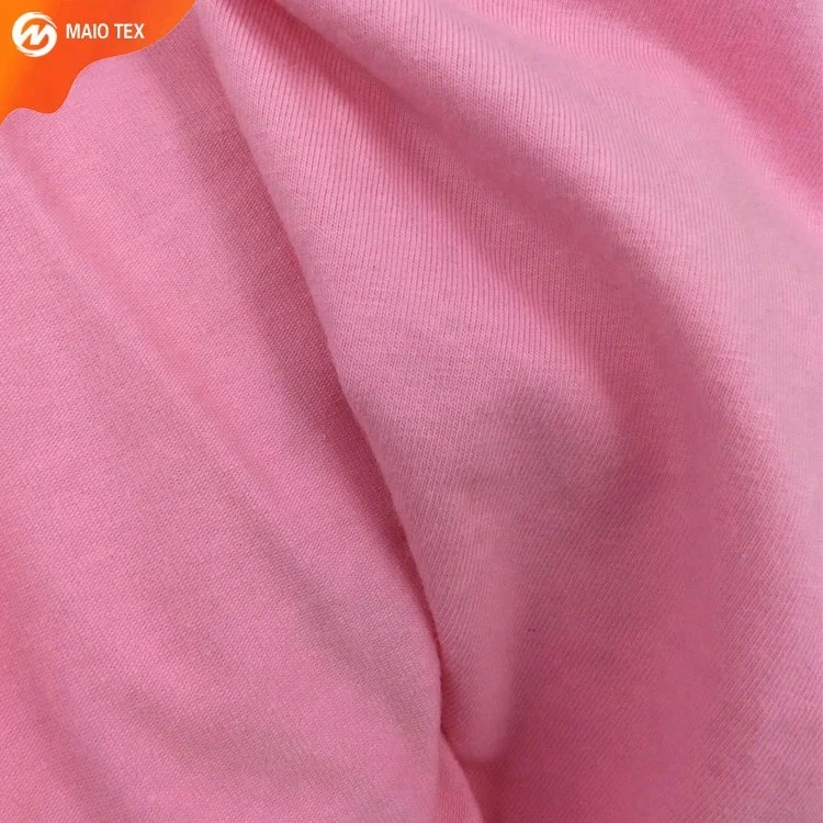 
Professional in high quality 4 way stretch single jersey cotton spandex knitted fabric 