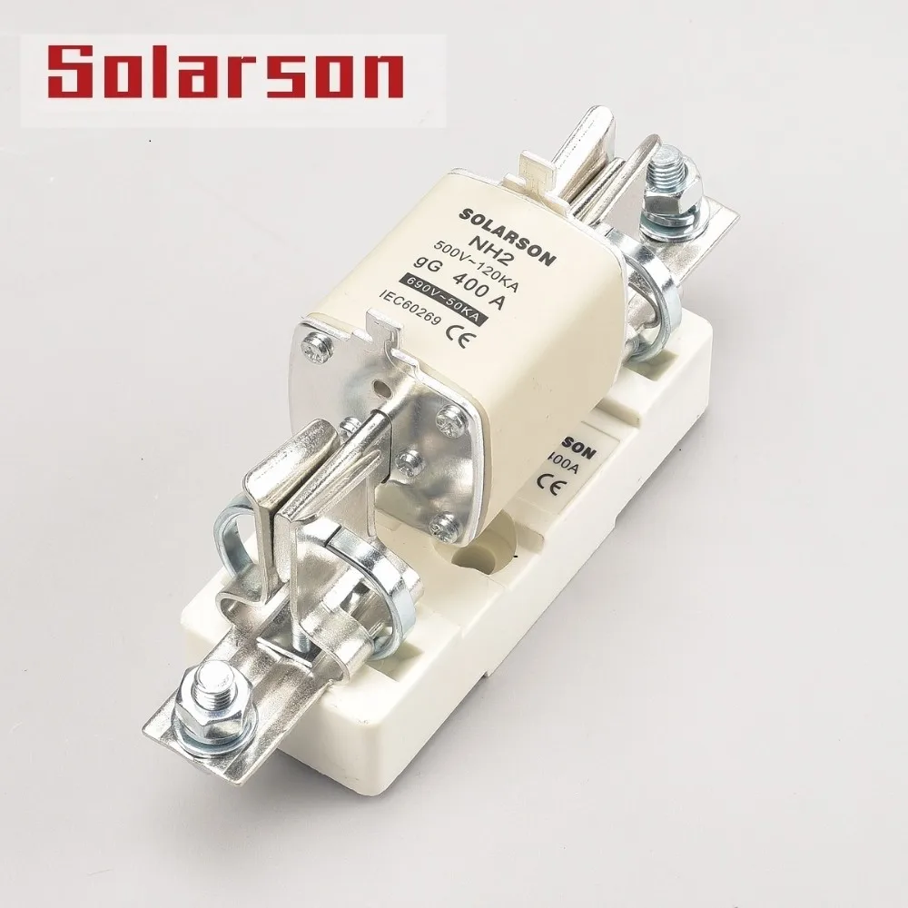 Низкое напряжение и высокая разрывная емкость HRC NH2 предохранители и предохранители 500VAC 250A, 315A